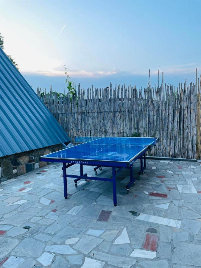 Unique Wooden Villa With Pool Olympiada Eksteriør billede