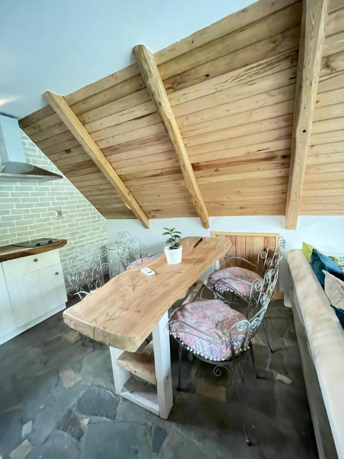 Unique Wooden Villa With Pool Olympiada Eksteriør billede
