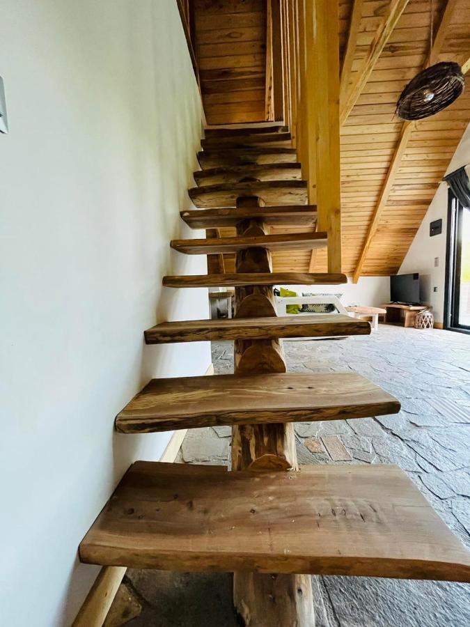 Unique Wooden Villa With Pool Olympiada Eksteriør billede