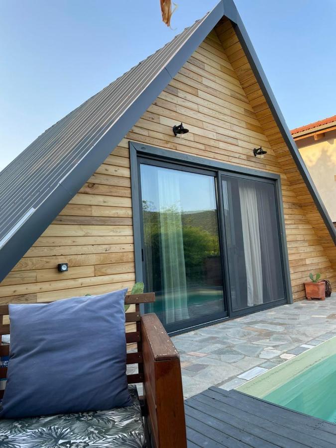 Unique Wooden Villa With Pool Olympiada Eksteriør billede
